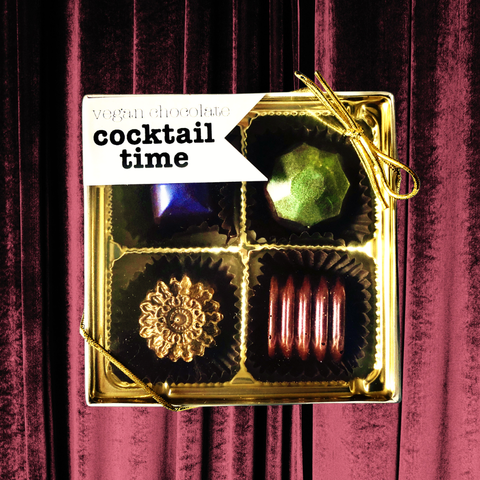 Cocktail Time - Boozy vegan dark chocolate truffles