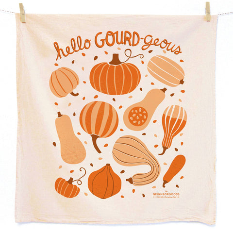Hello Gourd-geous Dish Towel