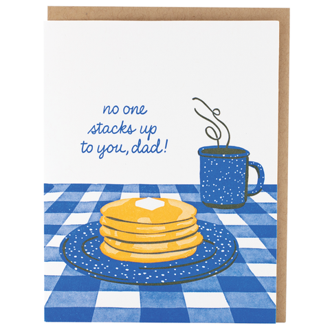 Pancake Breakfast Father's Day Card