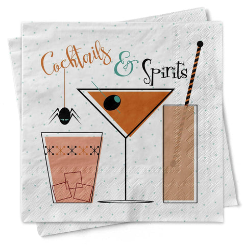 Cocktails & Spirits Beverage Napkin
