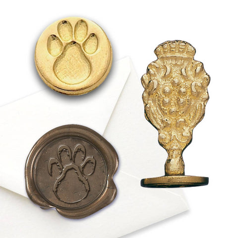 Paw - Florentine Brass Wax Seal Stampers