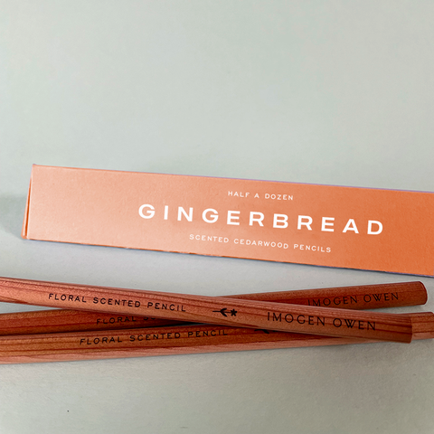 GINGERBREAD SCENTED PENCILS *** LIMITED EDITION ***