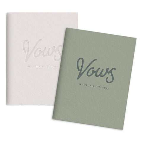 Wedding Vows Set of 2 Pocket Notebooks