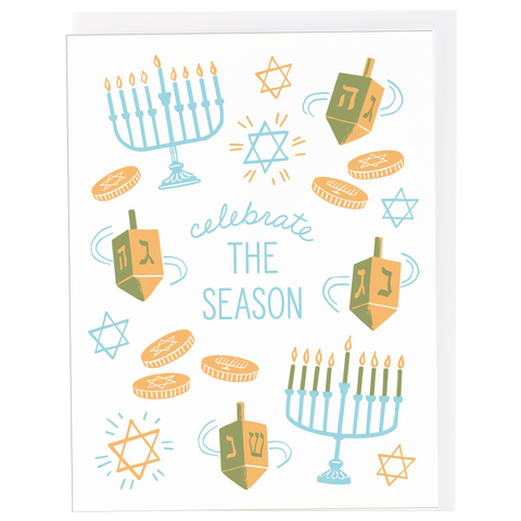Hanukkah Celebrate Card